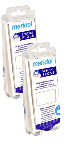 Meridol spezial floss - 2x,