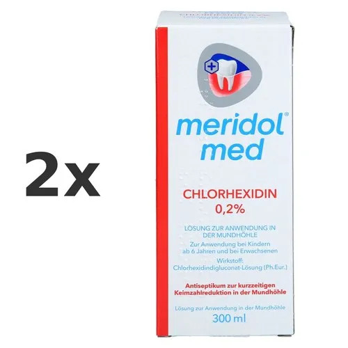 Meridol med chlorhexidin - 2x,