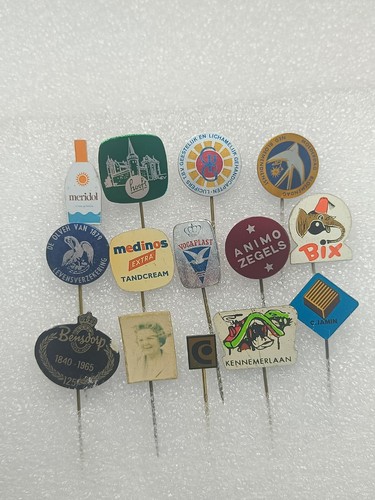 Vintage werbe anstecknadeln - vintage,