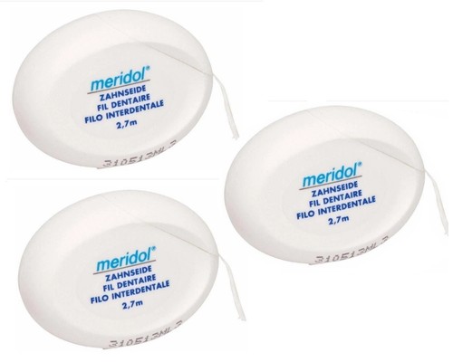 Meridol flausch zahnseide - 3x,
